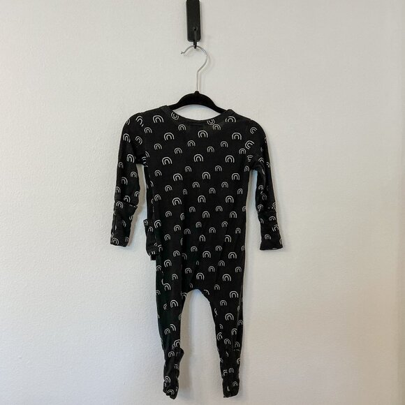 Ready Set Romper Rainbow Front-Opening Romper - Picture 3 of 3